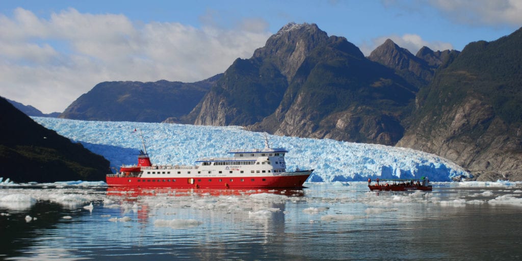 Chile Patagonia Ice fjords Contours Travel