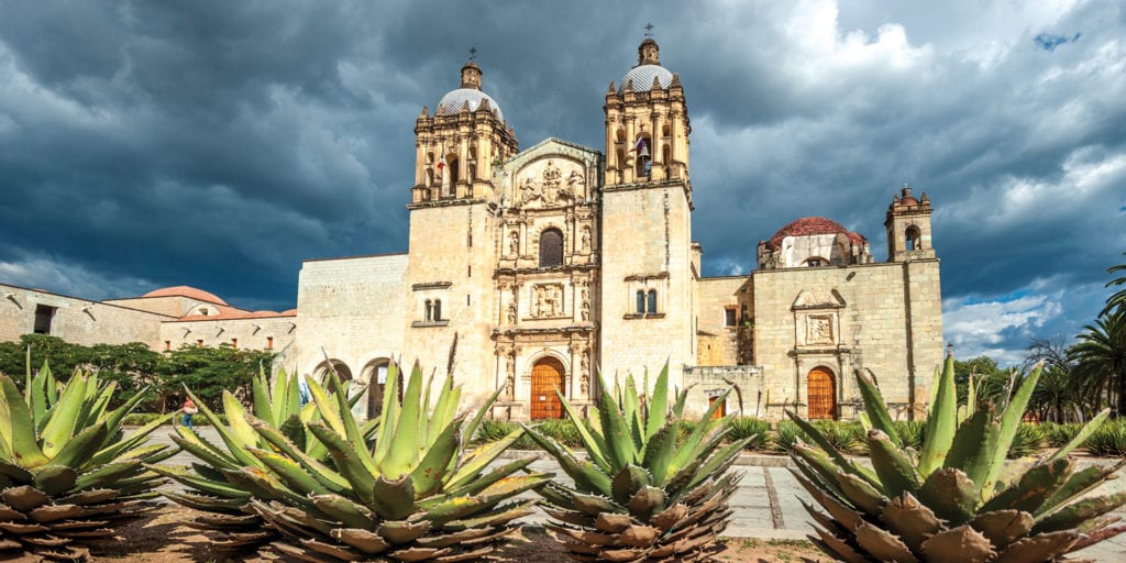 Mexico Oaxaca City Santo Domingo Ex-Convent Contours Travel
