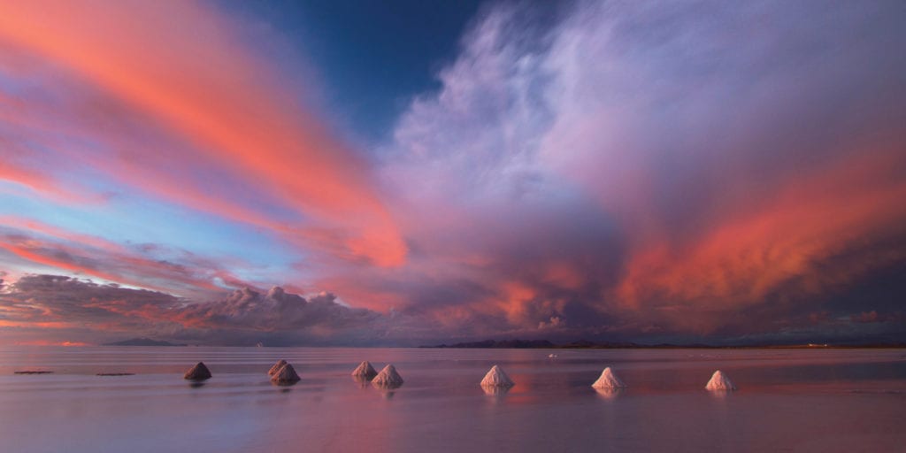 Bolivia Uyuni Salt Flat Proturs Contours Travel