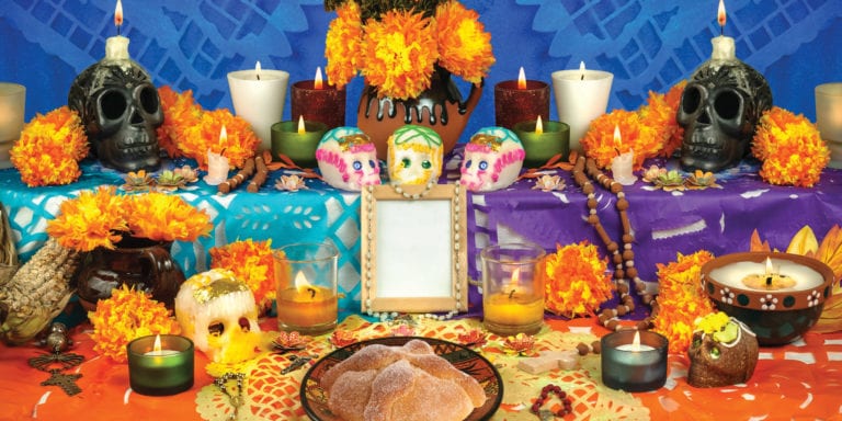Mexico's day of the dead altar celebration