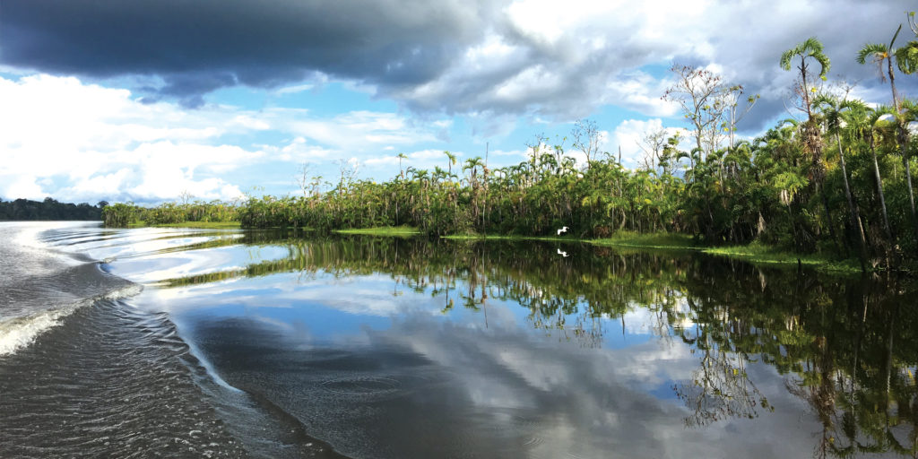 Landscape Boat ride Iquitos Amazon Peru Muyuna Lodge Carla Ottone