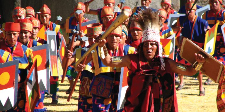 Marching during the Inti Raymi ceremony in Cuzco, Peru Ben Price Contours Travel
