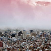 Skyline of La Paz Bolivia, Contours Travel