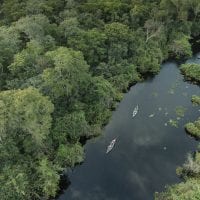 Brazil Araras Pantanal EcoLodge - Canoeing on the Claro River Contours Travel