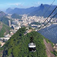 Landscape cable cart Sugarloaf Rio de Janeiro Brazil BIT Alexandre Macieira Contours Travel