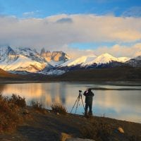 Landscape Amarga Lagoon Paine Patagonia Chile Protours Contours Travel