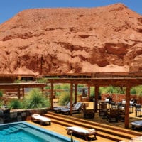 Outdoor Pool Atacama Chile Alto Atacama hotel Contours Travel