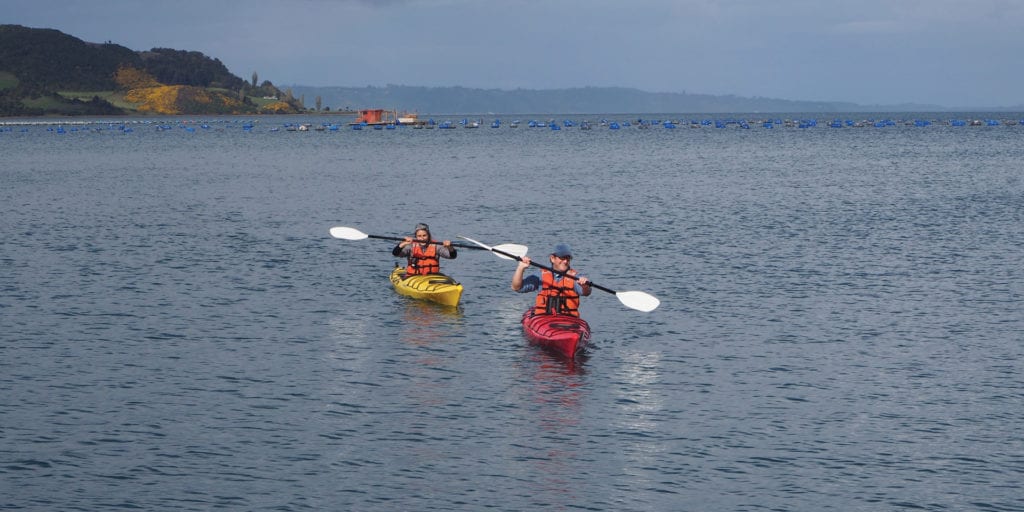 Chile Tierra Chiloe kayaking Contours Travel