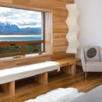 Chile Tierra Patagonia room with lake view Contours Travel