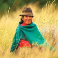 Ecuador Andes lady Contours Travel