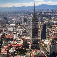 Mexico Mexico City Canva aereal view