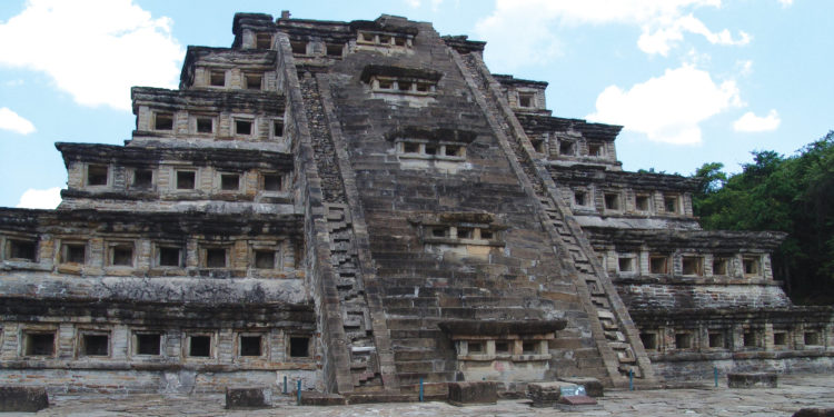 Pyramid in Tajin, Veracruz Mexico