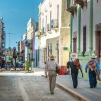 Streets of Campeche Mexico Contours Travel