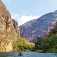 Boat ride in Sumidero Canyon Chiapas Mexico Condor Verde Contours Travel