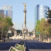 Mexico Mexico City Angel in Avenida Reforma Contours Travel