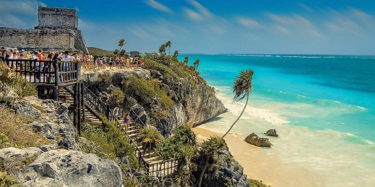 Contours Travel Tulum ruins by the sea
