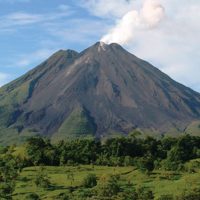 Arenal Volcano Costa Rica Central America Explorer Contours Travel