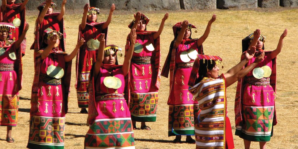 Peru Cuzco Inti Raymi women during the ceremony Ben Price Contours Travel