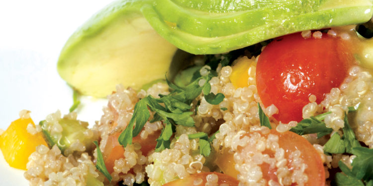 Peru food quinoa salad Contours Travel