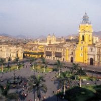 Lima main square Peru Contours Travel