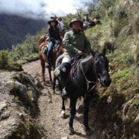 Peru Salkantay Trek Mountain Lodges horsebackride